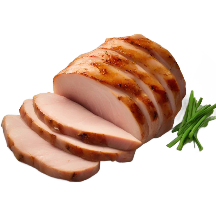 sliced cooked pork tenderloin emoji