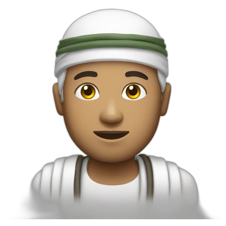 Hajj pilgrim Indonesian emoji