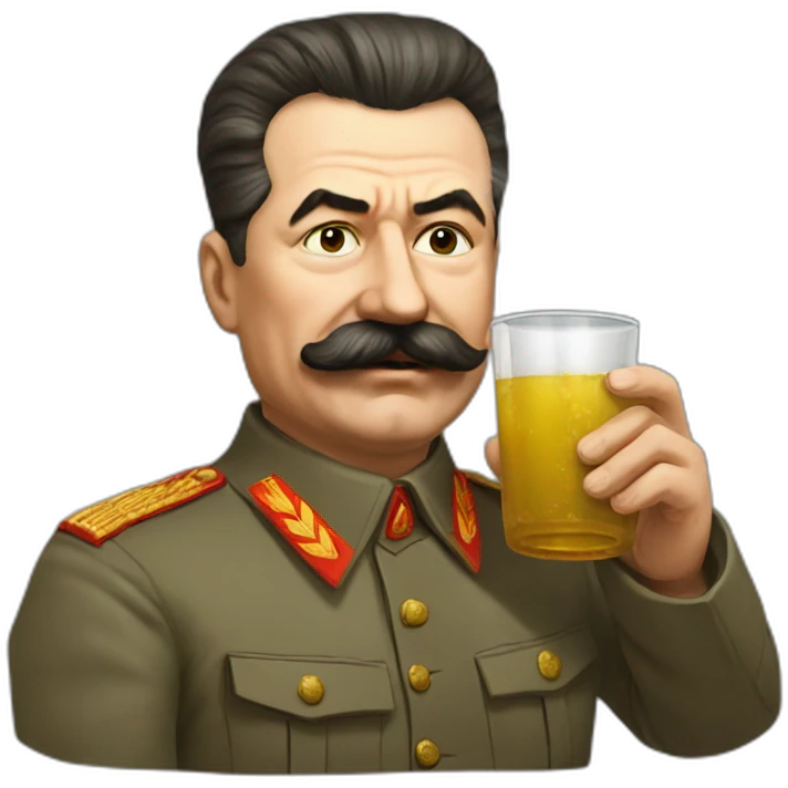 stalin drinking poliakov emoji