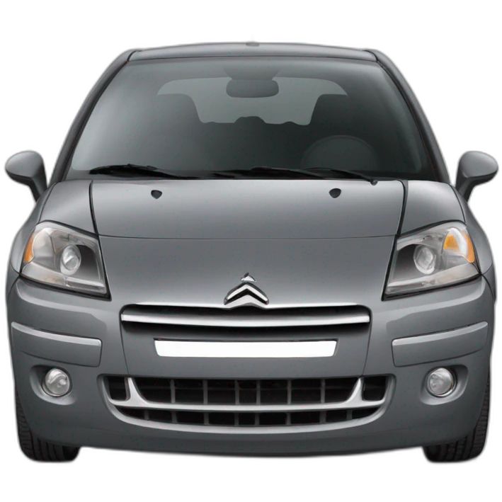 2007 citroen c3 dark grey emoji