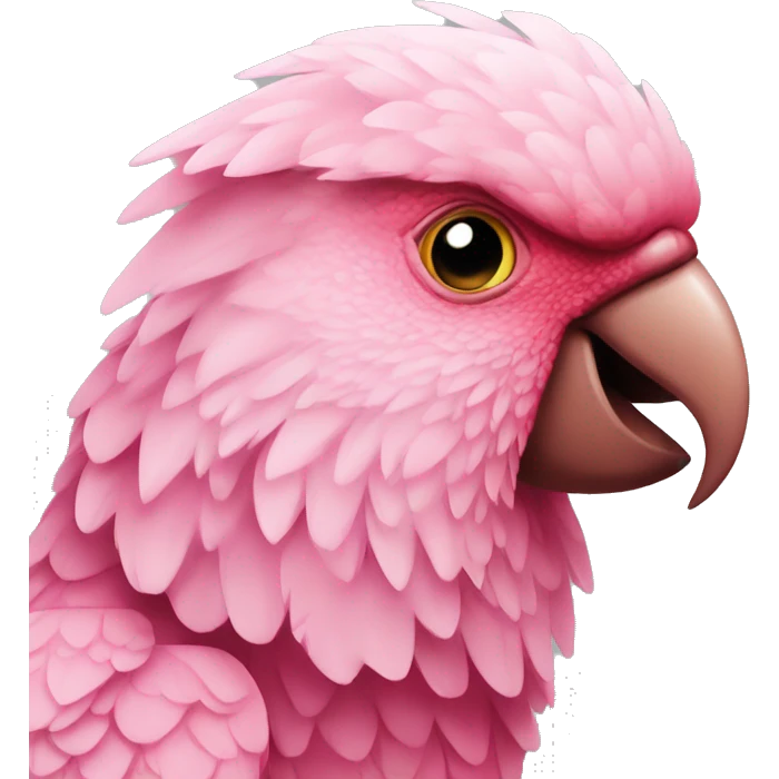 Pink gallah ￼ emoji