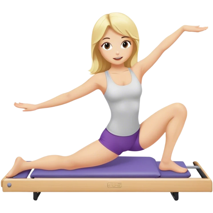 blondie girl pilates emoji