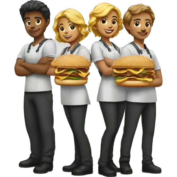 fast food crew emoji