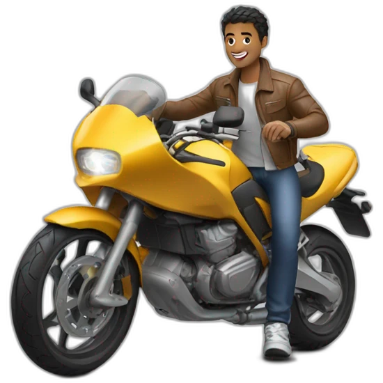 young-man,on-a-motocycle,nike-wear emoji