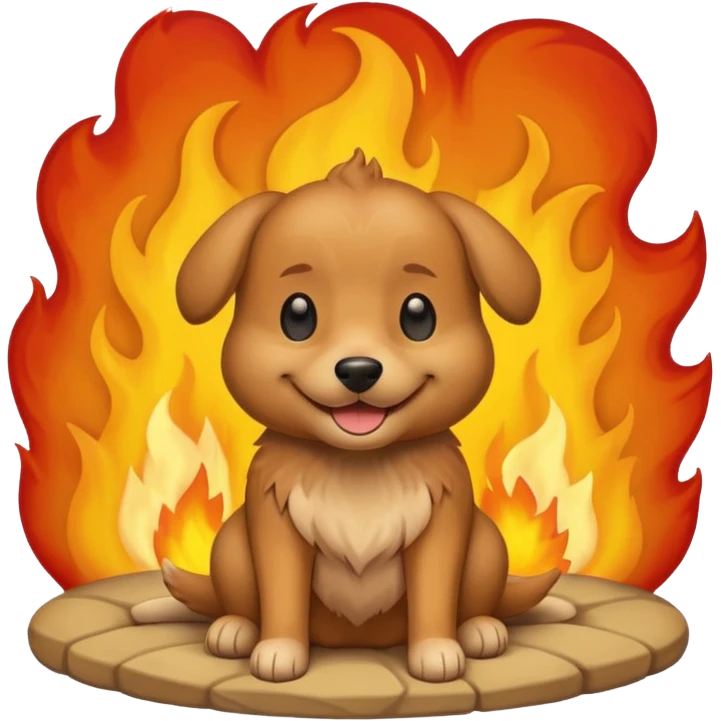 Meme this is fine emoji