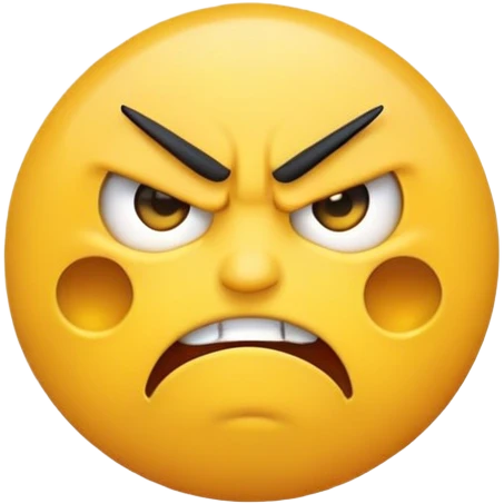 Angry emoji punching emoji