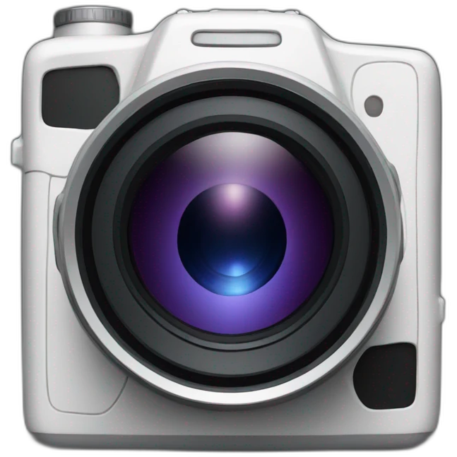 Camera lens emoji