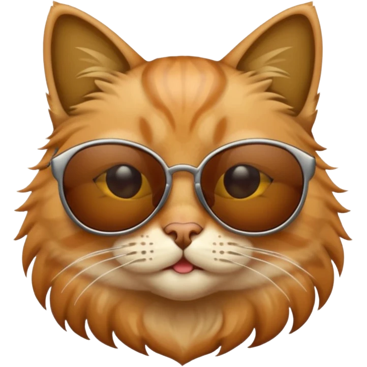 Cat wearing sunglasses emoji