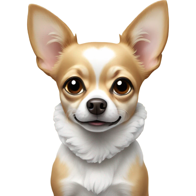 Chihuahua in the snow emoji