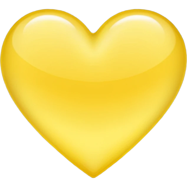 light yellow heart emoji