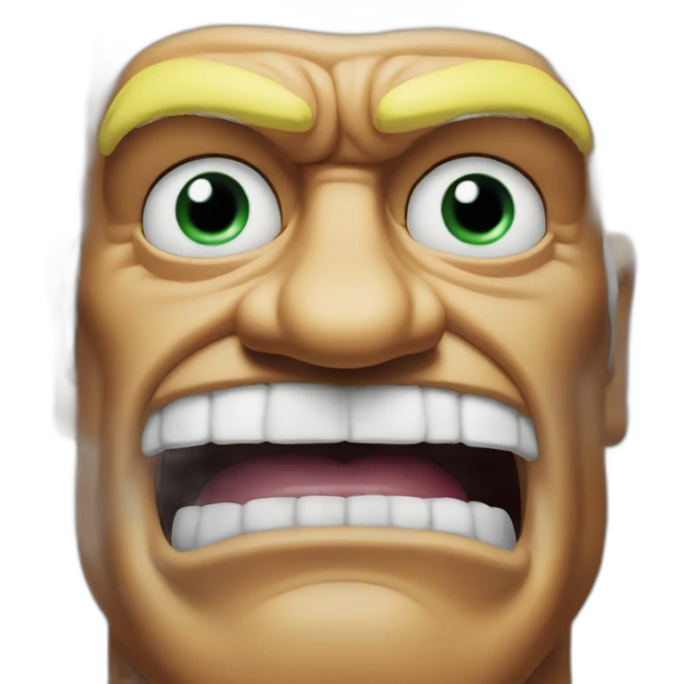 simpsons hulk hogan face emoji