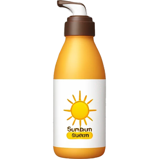 SunBum sunscreen bottle emoji