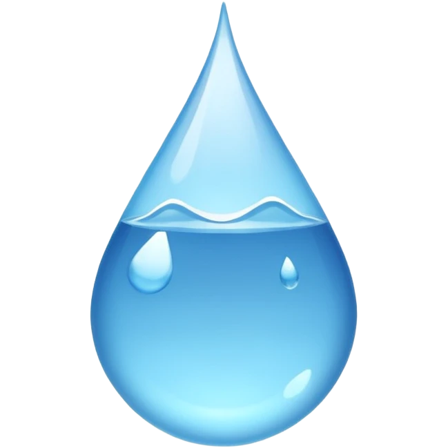 The drops are White  emoji