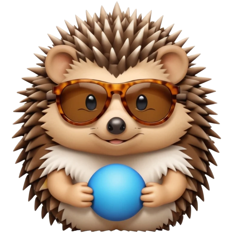 hedgehog with sunglasses emoji
