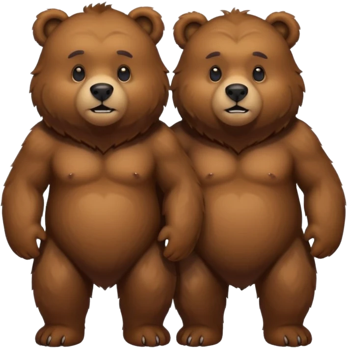 I want two bears making sex emoji