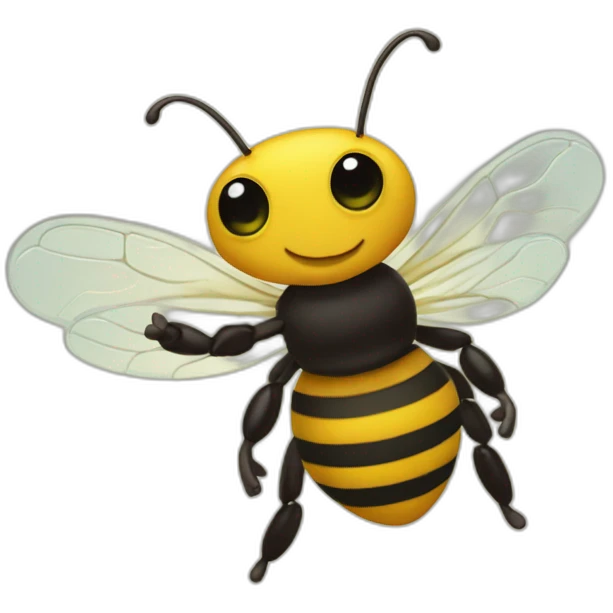 Abeille qui danse emoji
