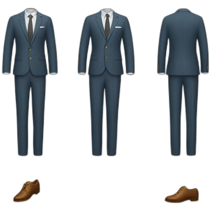 tailor suit emoji