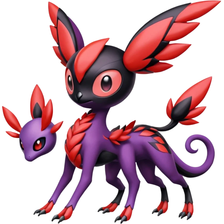 Meloetta-Yveltal-Noibat-Pokémon-Fakémon-fusion-hybrid-creature emoji