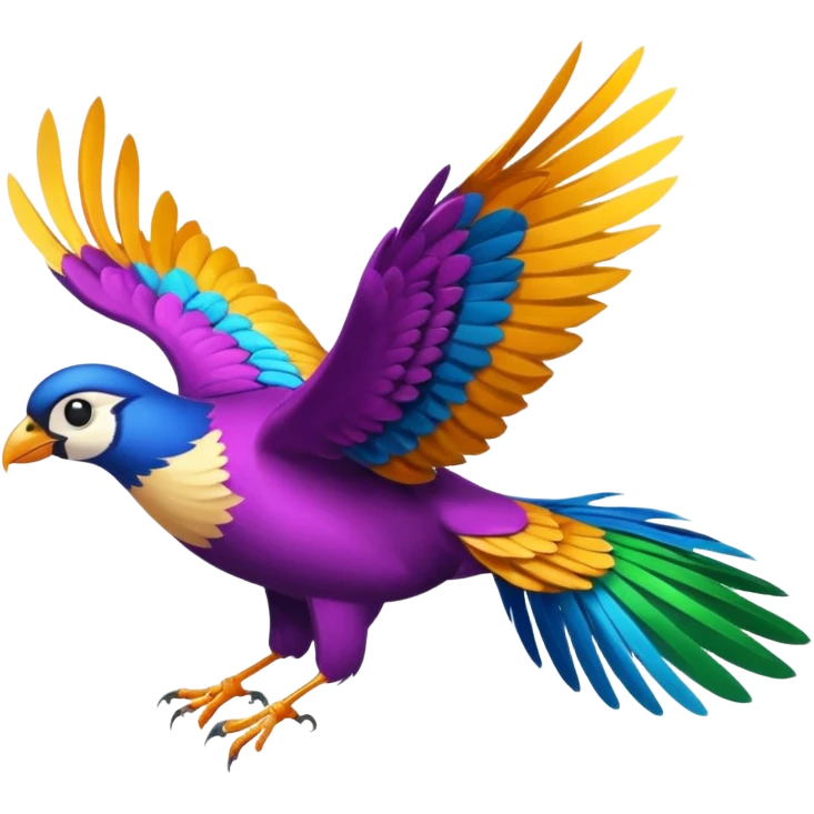 bird flying emoji