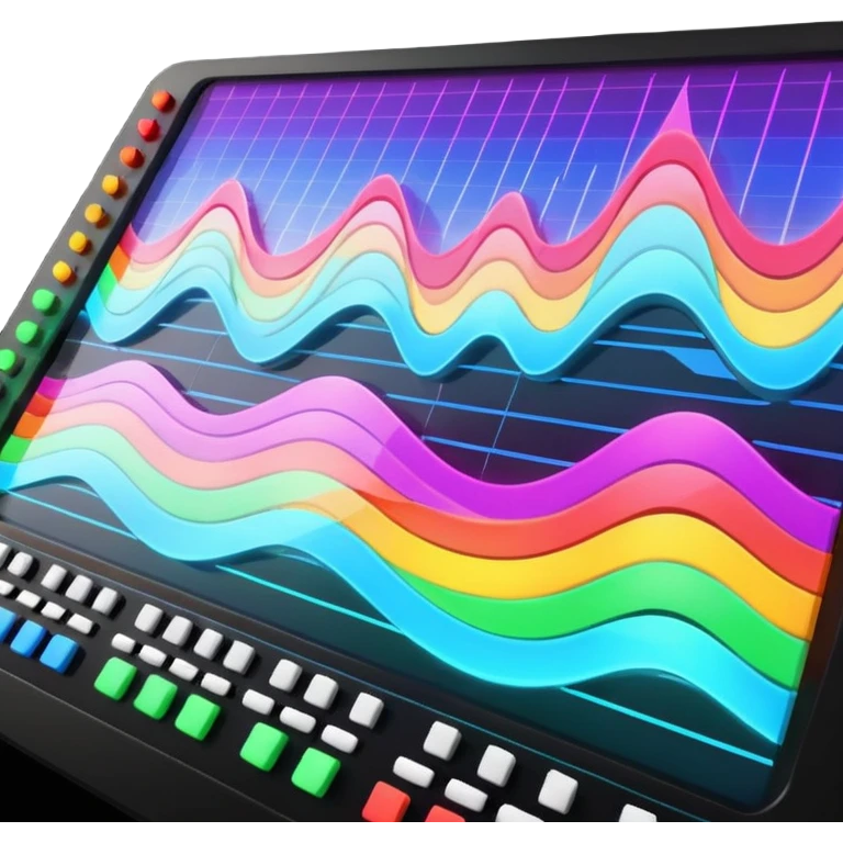 music mixing board screen emoji