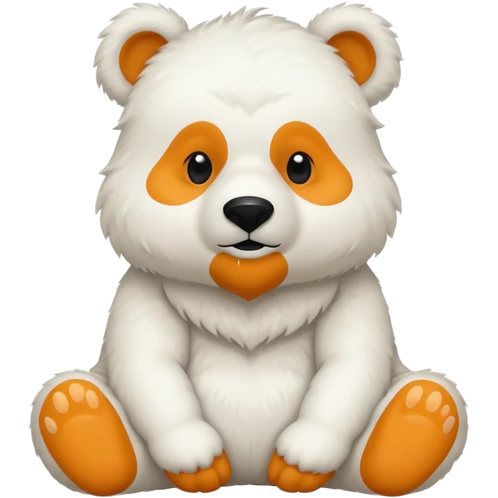 White bear plus emoji