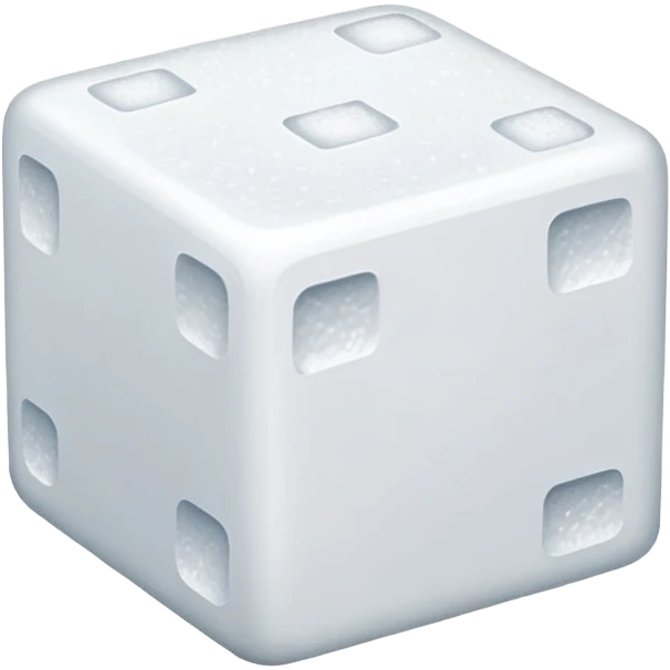 Single Sugar cube emoji