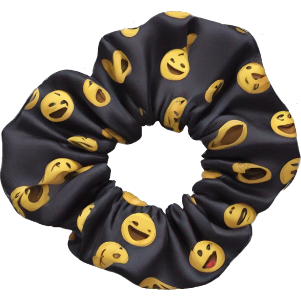 Hair scrunchie emoji