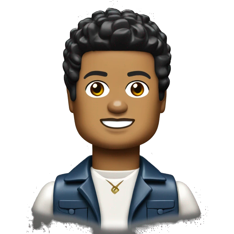 BRUNO MARS lego full body emoji