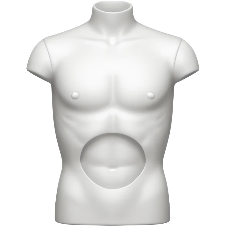 mannequin torso for male emoji