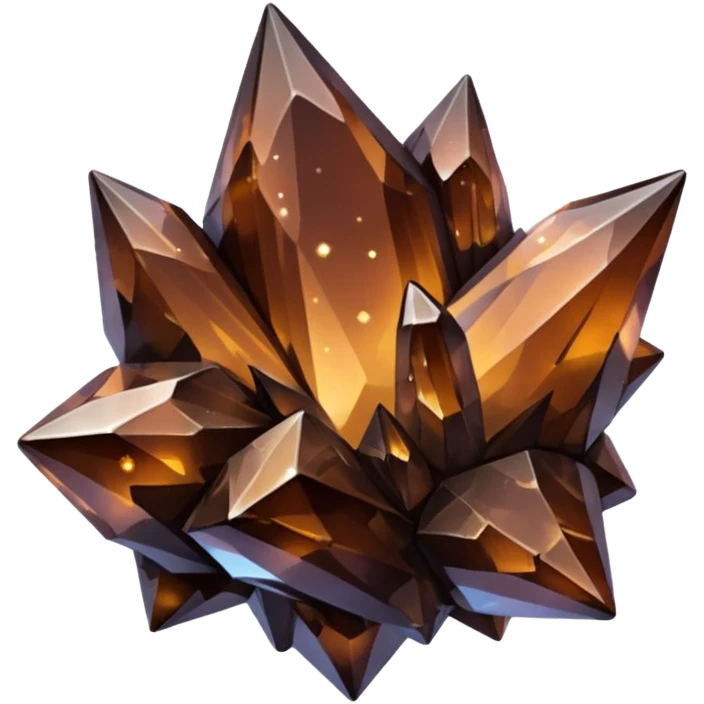 dark brown nebula crystal cluster emoji