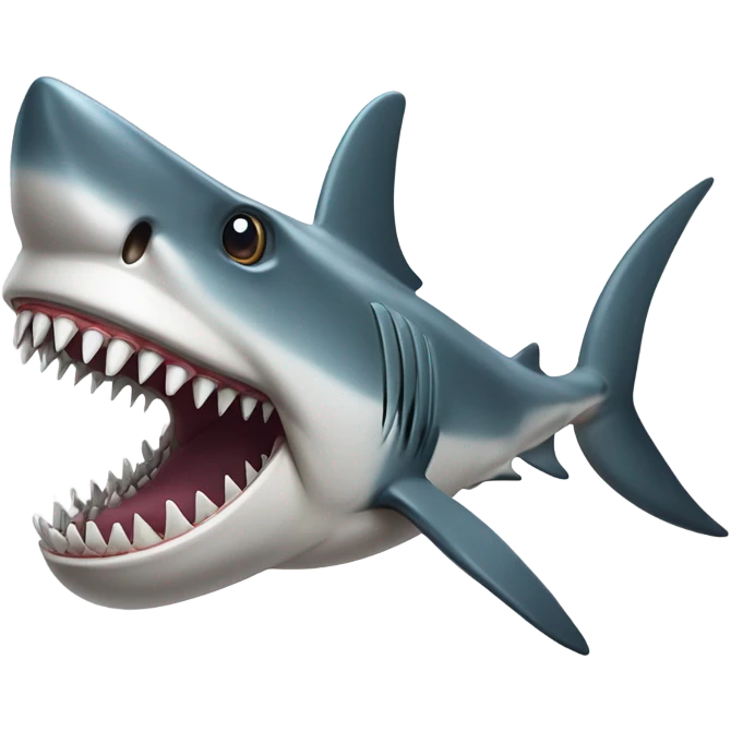 shark with brackets emoji