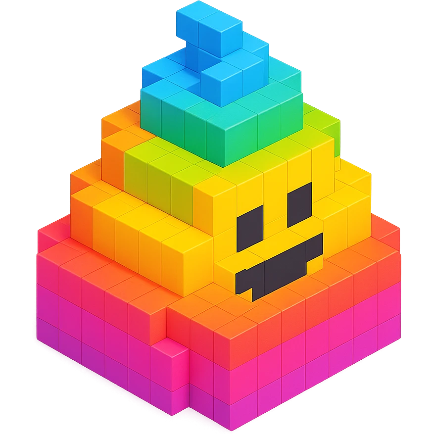 Poo rainbow  emoji