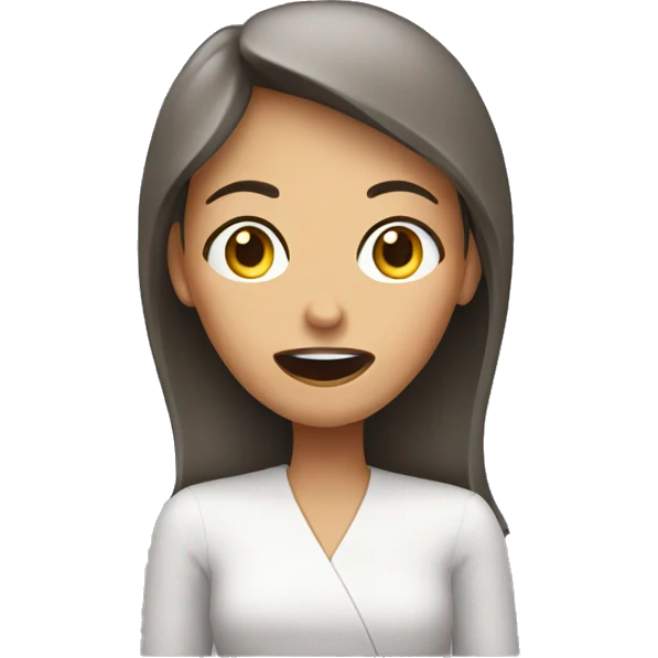 Hungry woman emoji