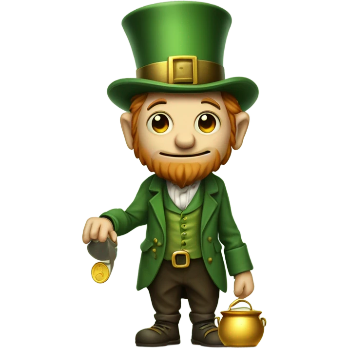 Sad leprechaun emoji