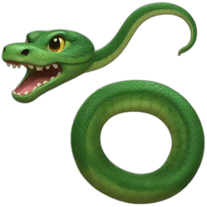 Serpent a dent emoji