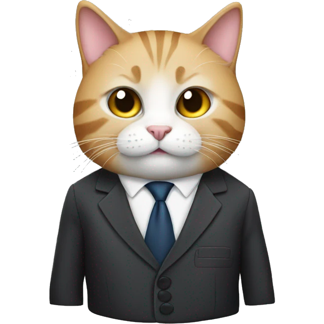 cat in a suit emoji