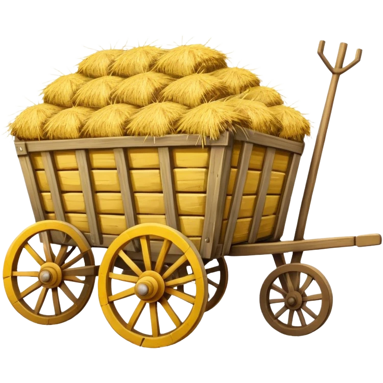 hay cart emoji