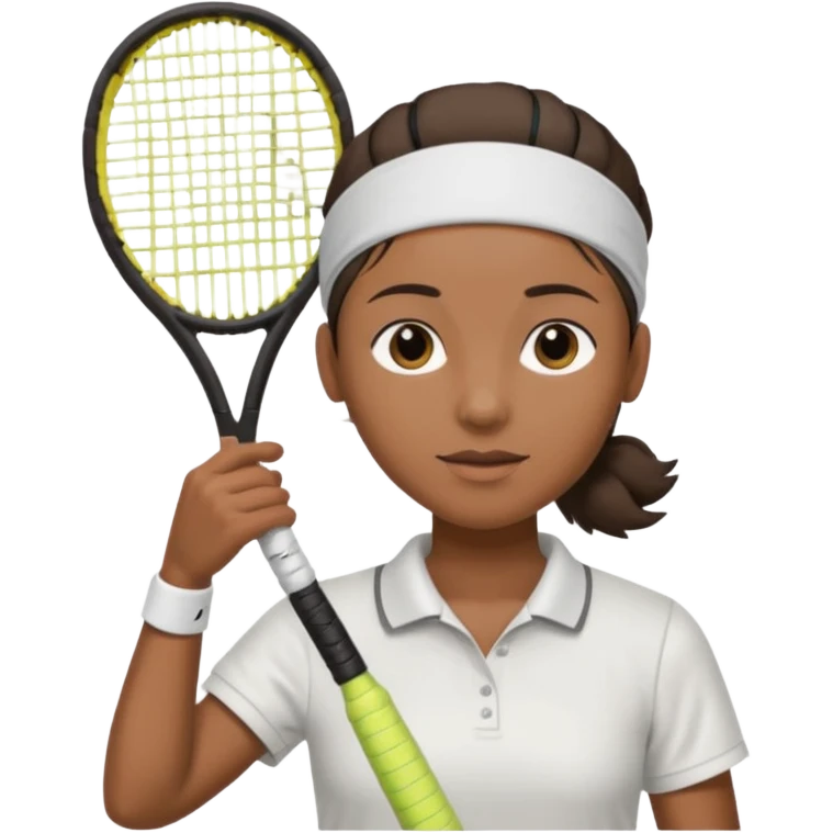 black jamaica half body with head band,half body, tennis racket emoji