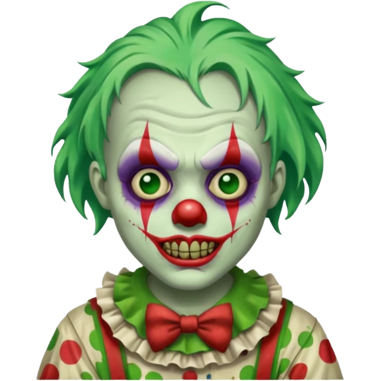 zombie clown emoji
