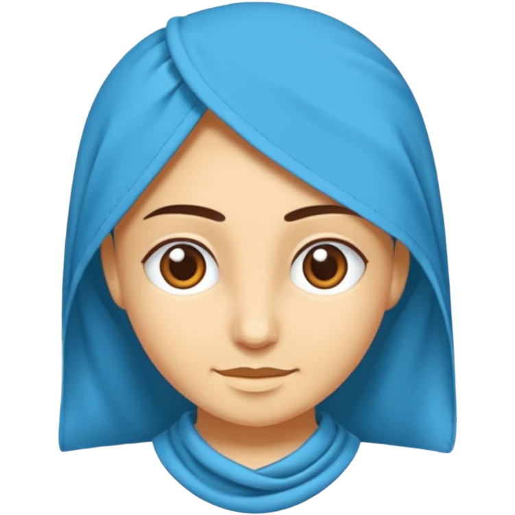 Mavi  ok yuvarlanır emoji