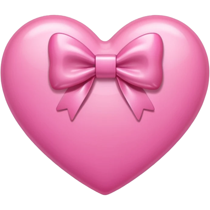 pink heart with bow in it  emoji