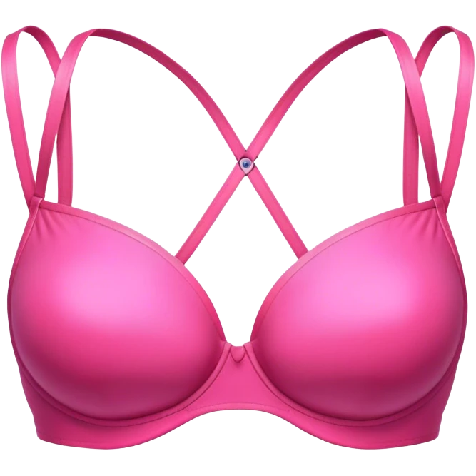 neon pink bra emoji