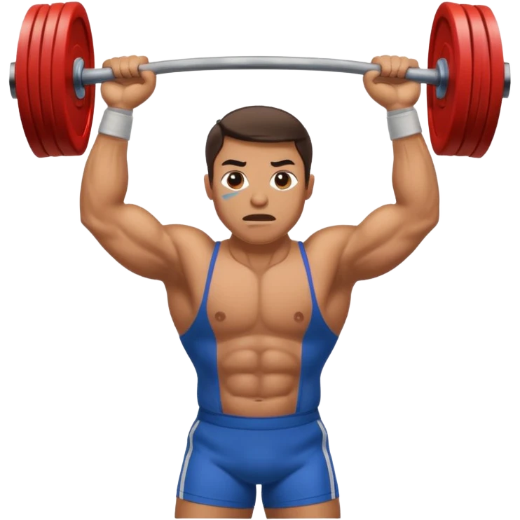 weightlifter Athlete in Action emoji