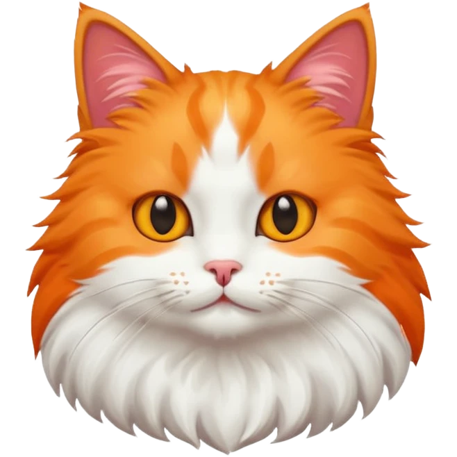 cat text in the card. emoji