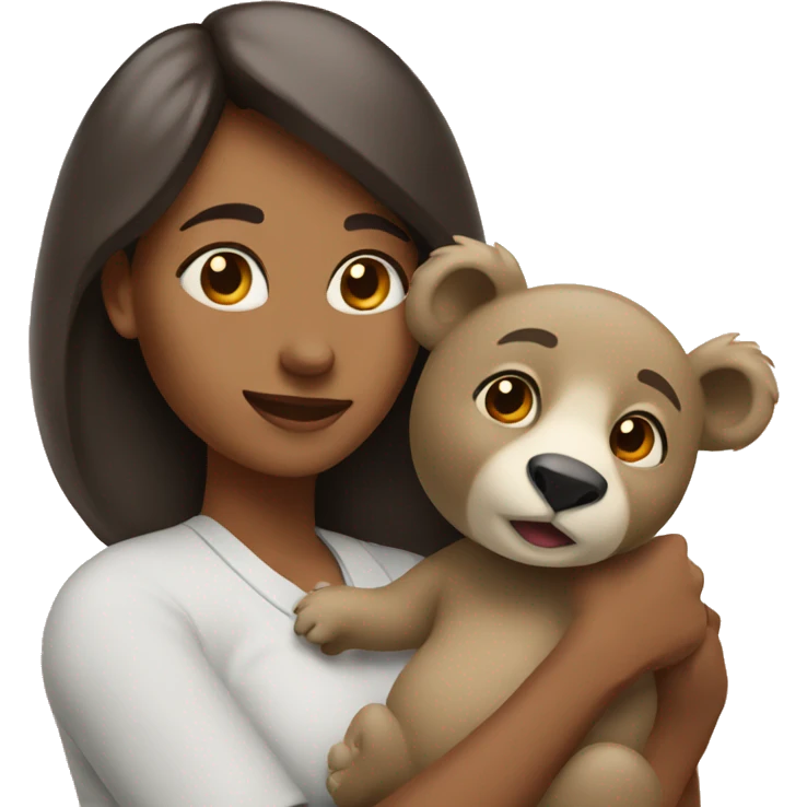 Mother with a coala bear emoji