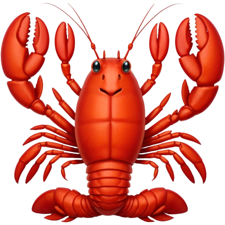 Cute female lobster emoji