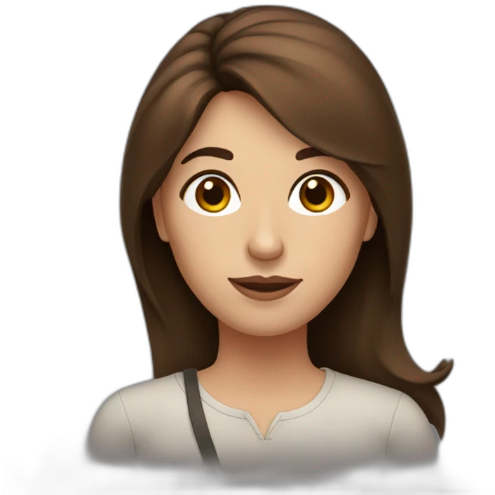 42 argentinian woman with brown hair and bid eyes emoji