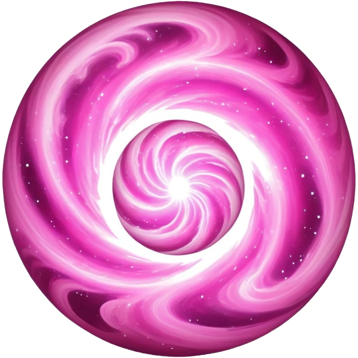 Pink nebula ball  emoji