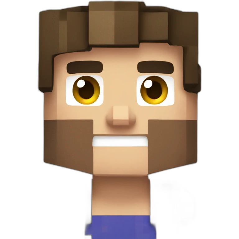 Minecraft Steve emoji