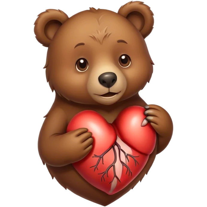 Bear ￼ Heart ￼￼ emoji